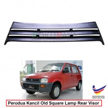 Perodua Kancil Old Square Lamp OEM Plastic ABS Rear Windscreen Sun Shade Guard 3 Step Air Terjun